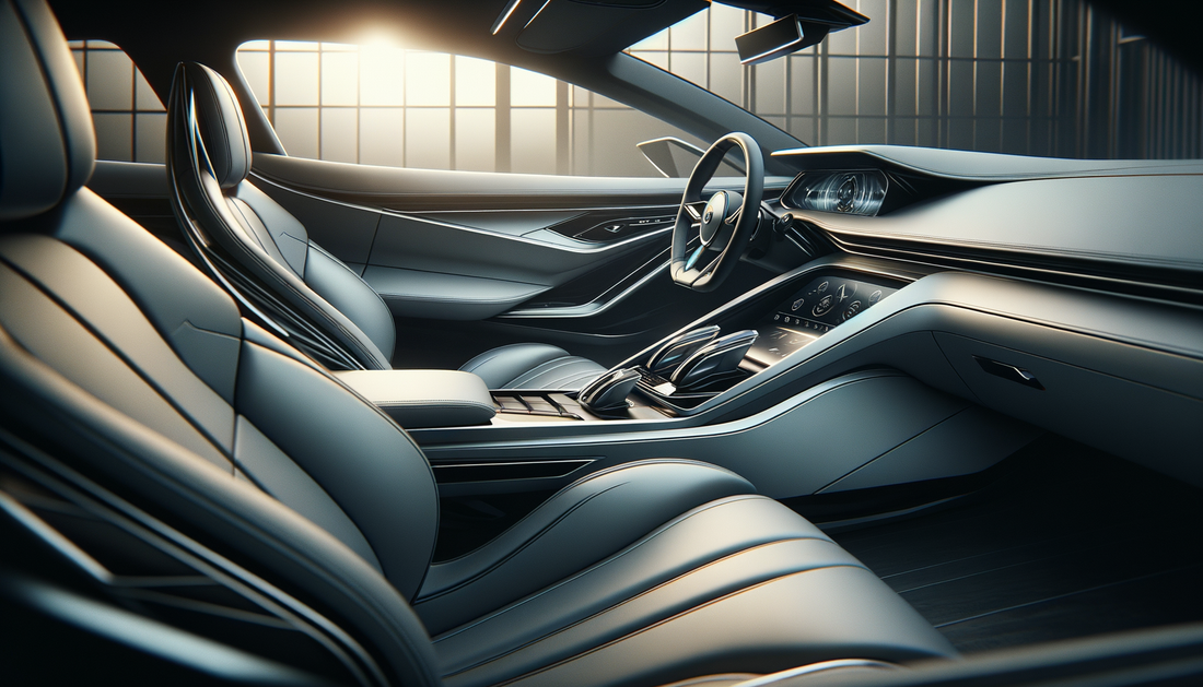 modern car interior with stylish accessories and soft natural lighting